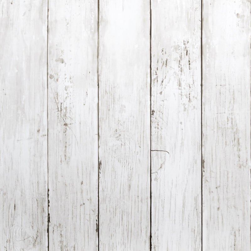 Abyssaly 17.71" X 236.2" White Wood Wallpaper Self-Adhesive Shiplap Removable Wallpaper Peel and Stick Countertops Home Decoration Shelf Liner Vintage Wooden Film Vinyl Wood Contact Paper - Image 1